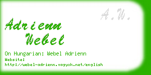 adrienn webel business card